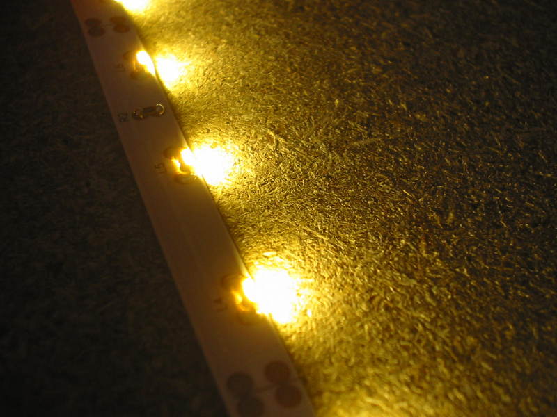 1m SIDEWAY BIANCO CALDO LED STRIP 12V LUCE DI LATO