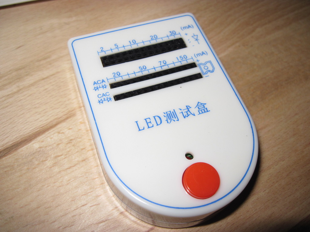 LED TESTER A DIVERSE CORRENTI COSTANTI - A BATTERIA 