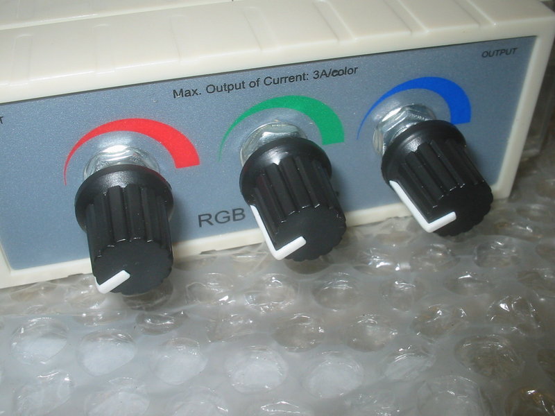 RGB DIMMER MANUALE 3 CANALI 12V 9AMPERE 
